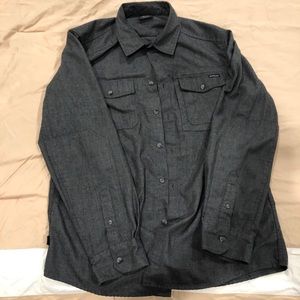 Oakley Grey Thermal Button Up